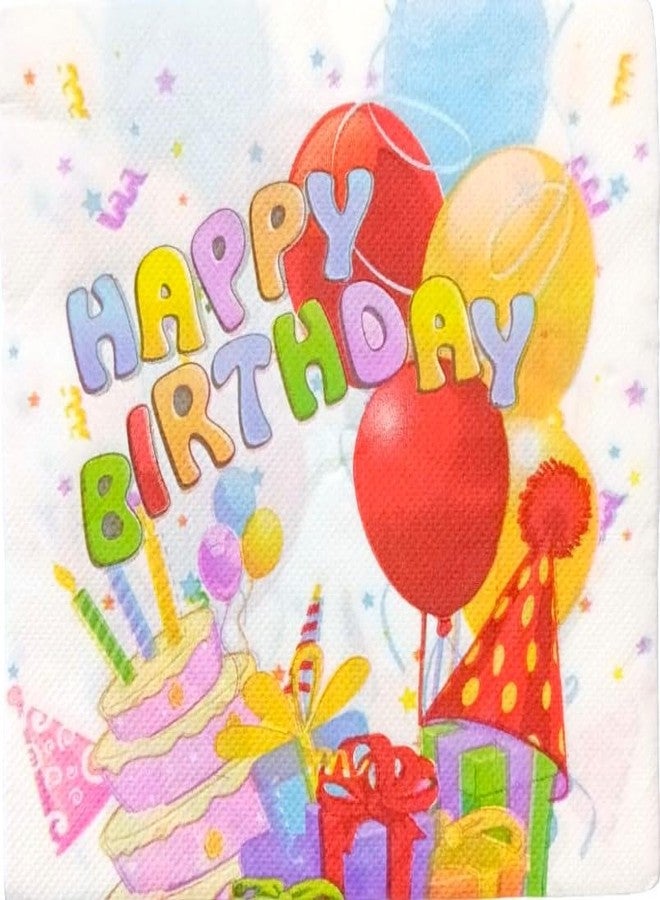 LUDALY Happy Birthday Paper Cocktail Napkins, Pack of 20 - Image 3